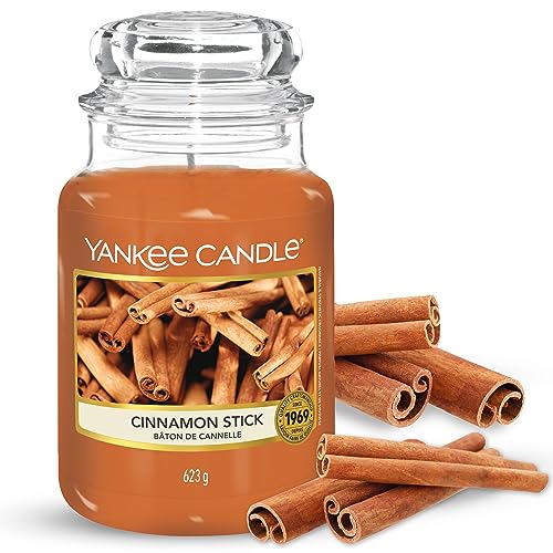Yankee Candle Bougies Chauffe-Plat Parfumées - Grande bougie - Bâton de Cannelle