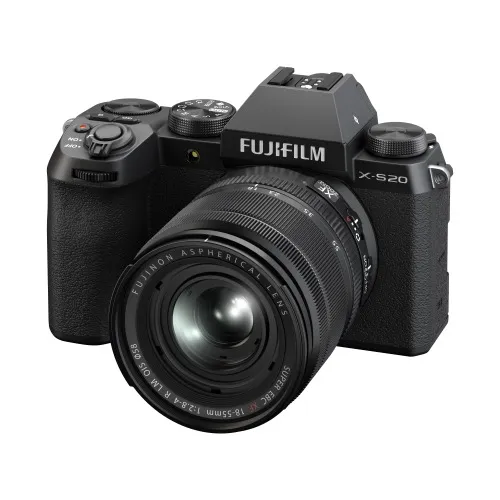 Fujifilm X-S20 Body, Black with XF18-55mm F2.8-4 R LM OIS Lens Kit