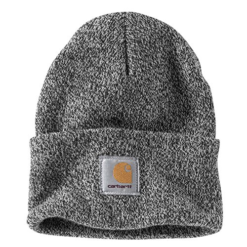 Carhartt Men's Knit Cuffed Beanie - One Size - Black/White