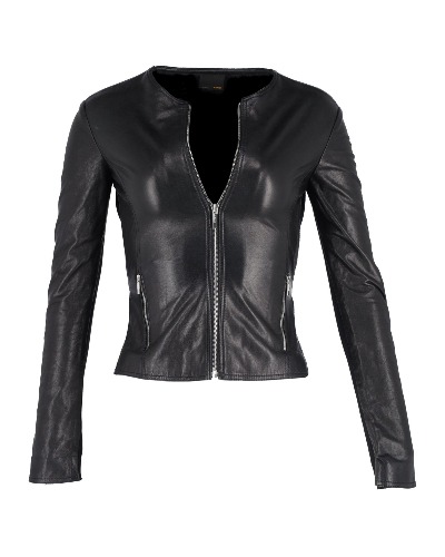 Fendi Biker Jacket in Black Leather | EU 38 (S) / black