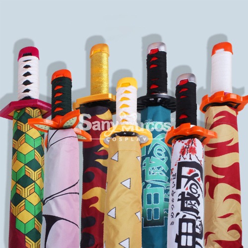 【In Stock】Anime Demon Slayer Cosplay Umbrella Cosplay Props