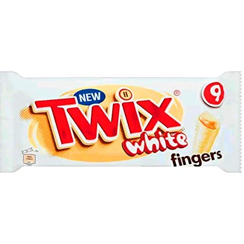 New White Chocolate Twix Fingers 23g x 9