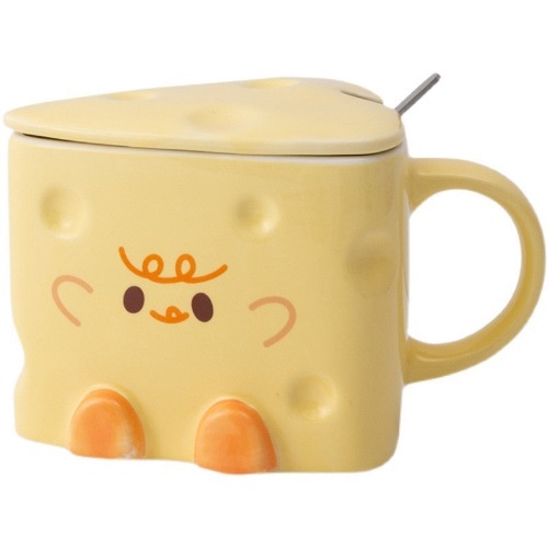 Cheesy Mugs - Yellow + Orange Feet