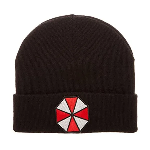 
                            Resident Evil Umbrella Corp Logo Men's Winter Cuff Beanie Hat
                        