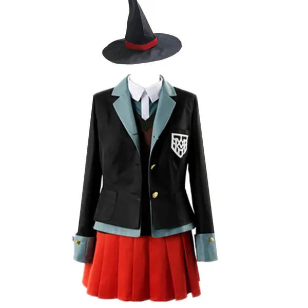 Dangan ronpa Costume Yumeno Himiko JK uniform Cosplay School Girl Uniform Suit Jacket Shirt Halloween Costumes