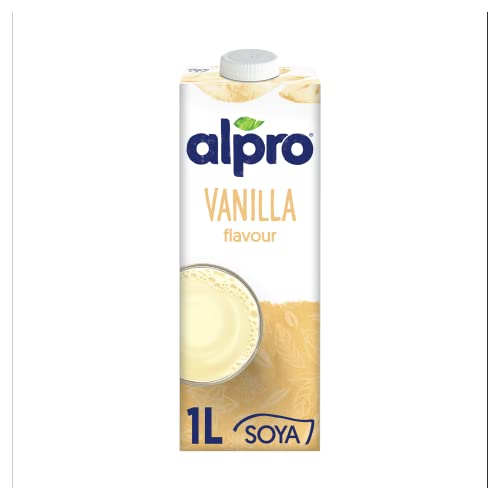 Alpro Vanilla Soya Plant-Based Long Life Drink, Vegan & Dairy Free, 1 Litre