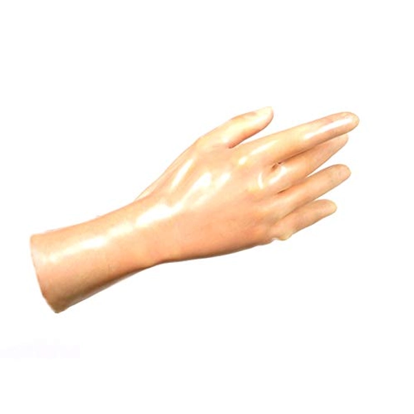 EXLATEX Rubber Gloves Toes Wrist Short Mittens Latex Gloves Fetish