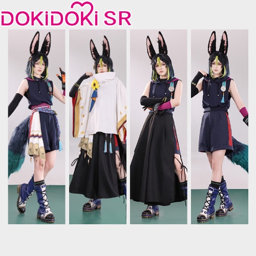DokiDoki-SR Game Genshin Impact Cosplay Tighnari Costume Doujin Casual Wear | L-PREASLE