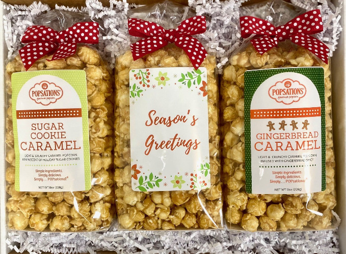 Seasons Greetings Gourmet Popcorn Gift Box | Default Title