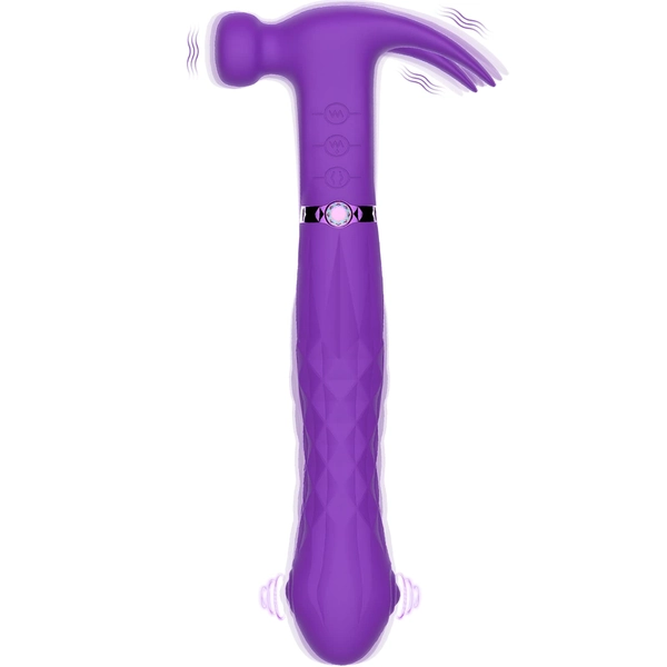 Hammer G Spot Clit Vibrator Adult Sex Toys for Woman,Pulsating Dildo Vibrators Waterproof Nipple Vagina Massagers Rechargable Clitoral Stimulation for Couples