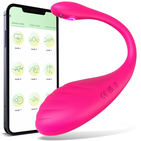 Couple Vibrator Toy - Wearable Panty Vibrator Toy With App Control, Remote Control Vibrator G-spot Vibrator With 9 Powerful Vibrations, Waterproof Clitoral Stimulator Adult Sex Toys For Women & Couple