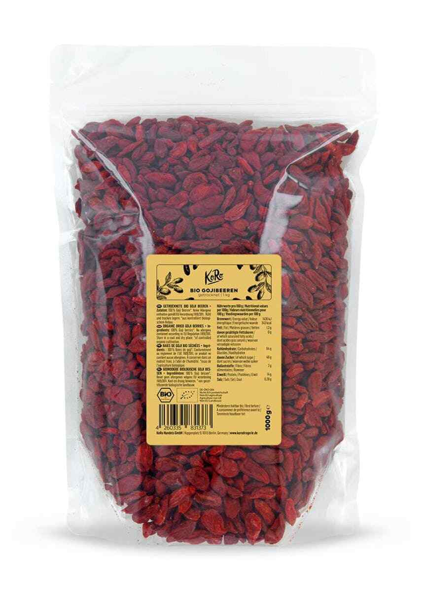 Getrocknete Gojibeeren - 1x 1000g (bio)