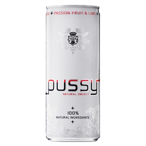 Pussy Natural Energy Drink (250ml - Pack of 6)