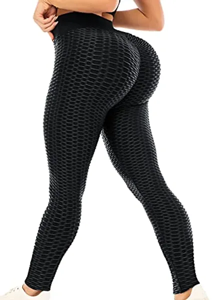 ViCherub Butt Lifting Workout Leggings for Women TIK Tok High Waisted Yoga Pants Tummy Control Scrunch Butt Gym Booty Tights