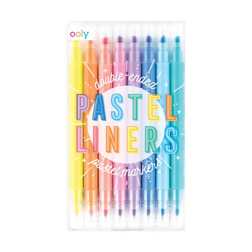 Pastel Liners Dual Tip Markers