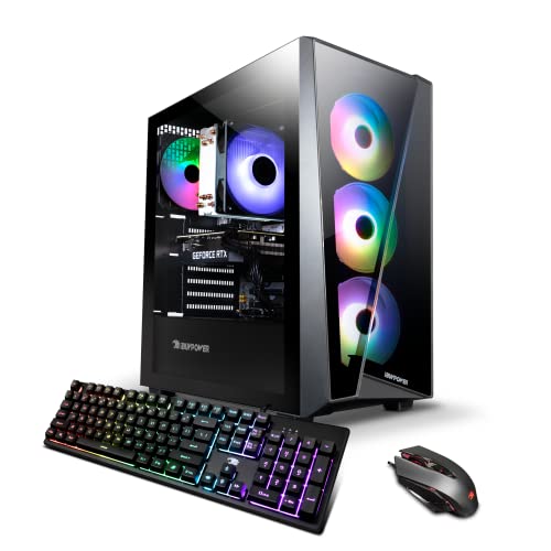 iBuyPower Gaming PC Computer Desktop SlateMRI5N46T02 (Intel Core i5 13600KF, RTX 4060Ti 8GB, 16GB DDR5 5200 Mhz RGB (8 x 2), 1TB NVMe SSD, Windows 11 Home)