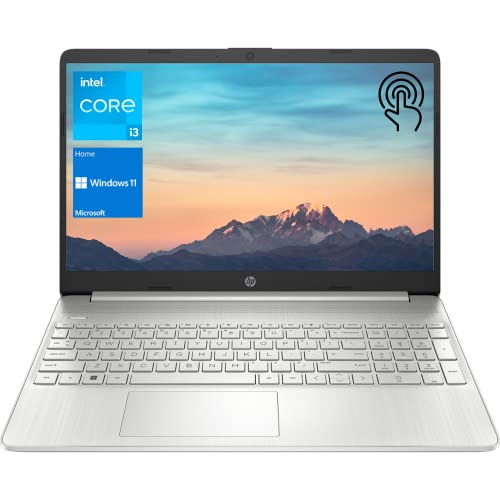 HP Notebook Laptop, 15.6" HD Touchscreen, Intel Core i3-1115G4 Processor, 32GB RAM, 1TB PCIe SSD, Webcam, Type-C, HDMI, SD Card Reader, Wi-Fi, Windows 11 Home, Silver - 32GB RAM | 1TB SSD - Touchscreen | Silver