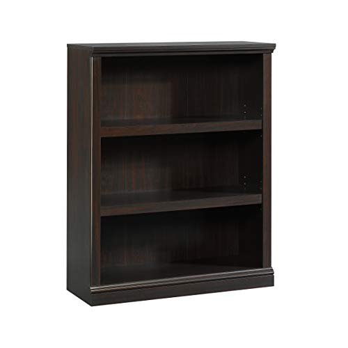 Sauder Select Collection 3-Shelf Bookcase, Jamocha Wood finish - Jamocha Wood