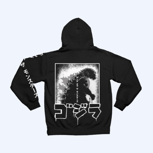 Godzilla キング / KINGU Hoodie - Metallic Glow | 3XL