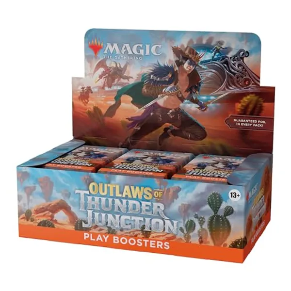 Magic: The Gathering Outlaws of Thunder Junction Play Booster Box - 36 Packs (504 Magic Cards)