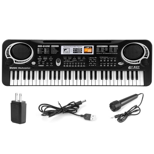 GBruno 61 Keys Electronic Keyboard