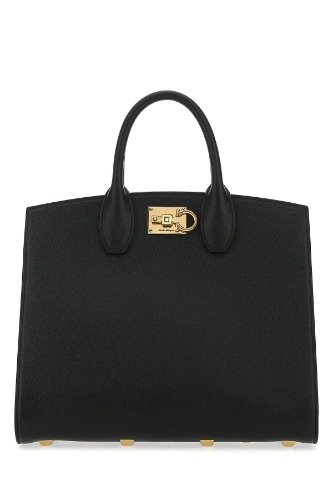 Black leather The Studio handbag - OS