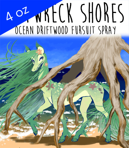 Shipwreck Shores - 4 oz fursuit spray, ocean driftwood scent