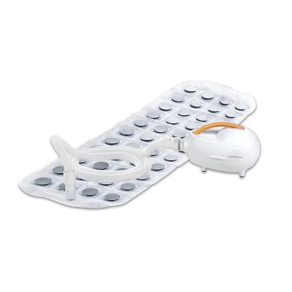 medisana MBH Massaggiatore a bolle d'aria, Vasca da bagno con tappetino a bolle d'aria, Tappetino idromassaggio, Incl. dispenser di aromi, 3 livelli di intensità, Funzione timer - MBH