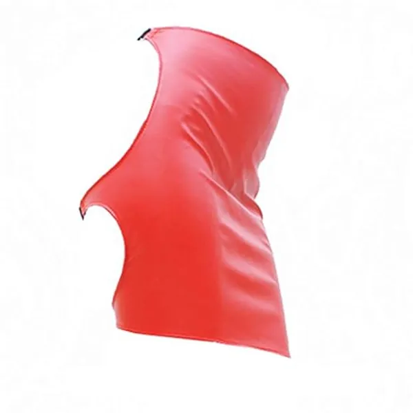 Pack Hip Gonna Rosso Morbido PU Sexy Stretti Pantaloncini Hollow Per Le Donne