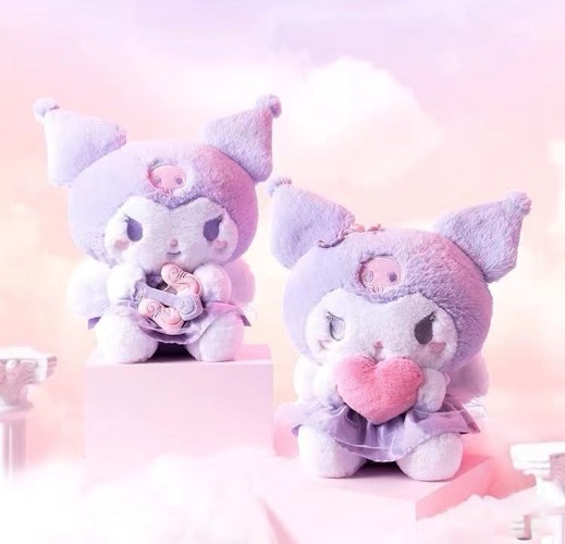 Kuromi Cupid Heart Large Plushie | Heart