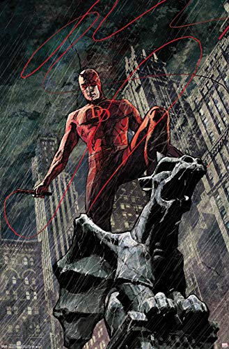 Trends International Marvel Comics - Daredevil - Hell's Kitchen Devil Wall Poster, 14.72" x 22.37", Premium Unframed Version - 14.72" x 22.37" - Premium Unframed Version