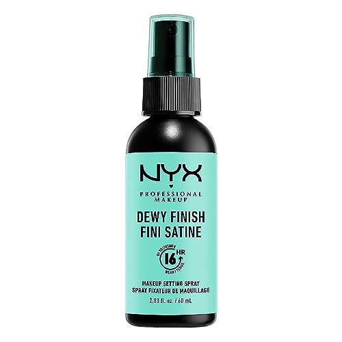 NYX Professional Makeup Setting Spray, Long Lasting Formula, Fixing, Lightweight, Vegan Formula, Dewy Finish, 60 ml - Single