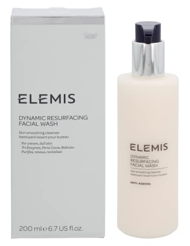 ELEMIS Dynamic Resurfacing Facial Wash, Face Cleanser to Purify, Renew and Revitalise, Enzyme Gel Facial Cleanser with Tri-Enzyme Technology, Foaming Facial Wash to Exfoliate and Cleanse, 200ml - Dynamic Resurfacing Facial Wash