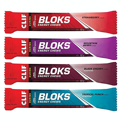 Clif @ WOWOOO SHOT BLOKS : Energy Chews : Different Flavours - 12x Mixed - 4 Flavours. Mix i