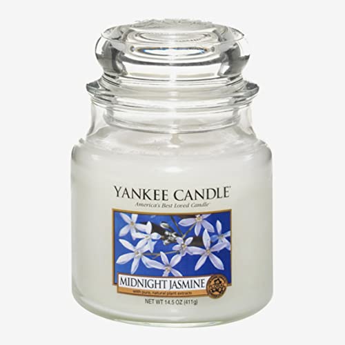 Yankee Candle Scented Candle | Midnight Jasmine Small Jar Candle | Burn Time: Up to 30 Hours - Small Jar Candle - Midnight Jasmine
