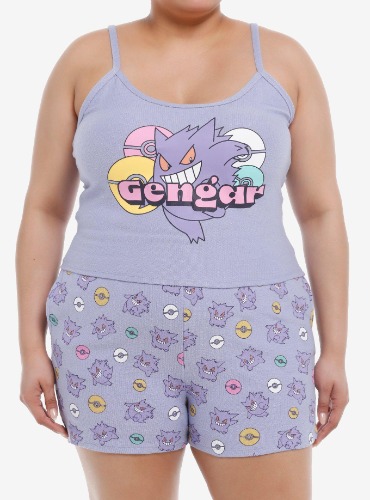 Pokemon Gengar Girls Lounge Set Plus Size