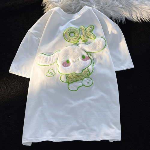 Ok Cinna Fluffy Tee - White / XL