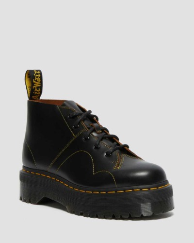 DR MARTENS Boots plateformes Quad Church en cuir