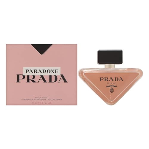 Prada Paradoxe for Women 3.0 oz Eau de Parfum Spray Rechargeable - Floral,Orange,Vanilla - 3 Fl Oz (Pack of 1)
