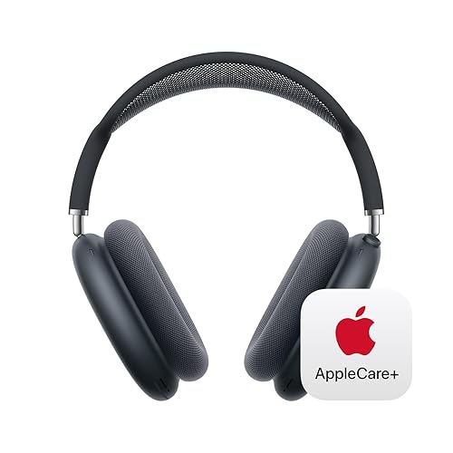 Apple AirPods Max Wireless Over-Ear Headphones, Pro-Level Active Noise Cancellation, Transparency Mode, Personalized Spatial Audio - Midnight with AppleCare+ (2 Years) - USB-C - Midnight - With AppleCare+ (2 Years)