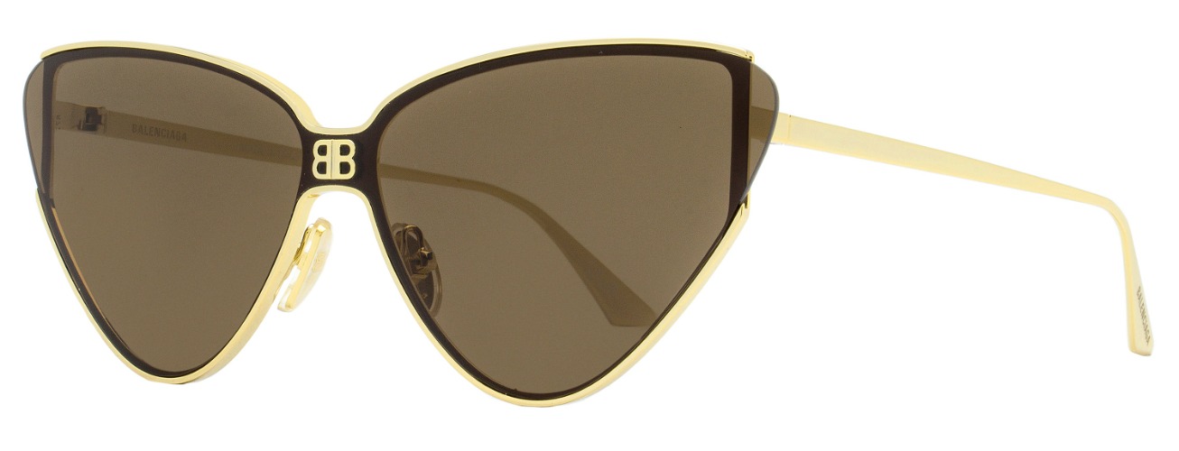 Balenciaga Women's Cateye Sunglasses BB0191S 002 Gold 99mm | 002