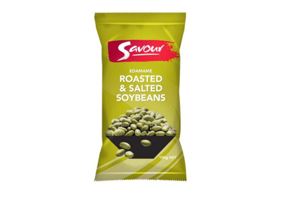 Savour Edamame Roasted and Salted Soybeans, 100 g