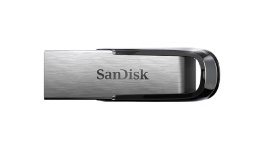 SanDisk 128GB Ultra Flair USB 3.0 Flash Drive - SDCZ73-128G-G46, black - 128GB