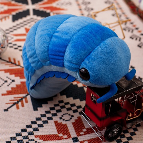 Isopod Plushie (2 COLORS, 2 SIZES) - Blue / 12" / 30 cm