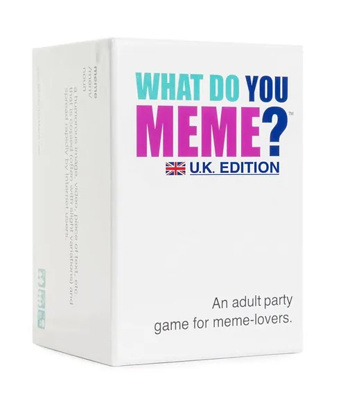 WHAT DO YOU MEME? Adult Party Game - U.K. Edition