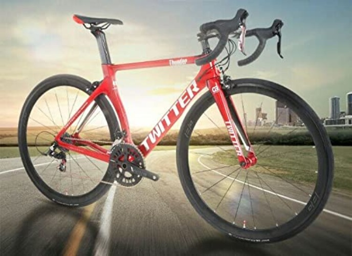 Twitter Thunder 22 Speed 700C Carbon Fiber RETROSPEC Road Racing Bike Bicycle Worldwide Shipping