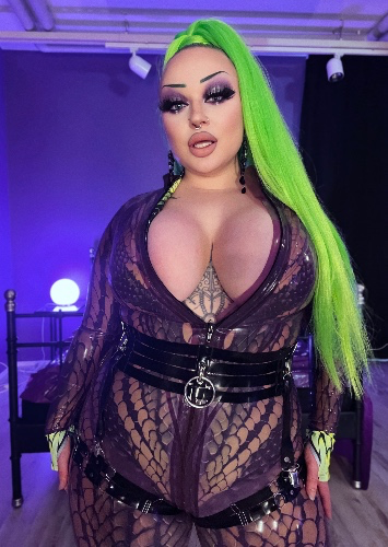 Latex Catsuit in Natural Transparent Latex