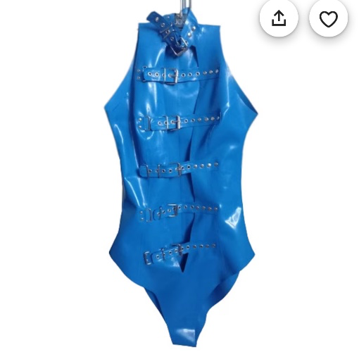 Latex Bodysuit (in black)