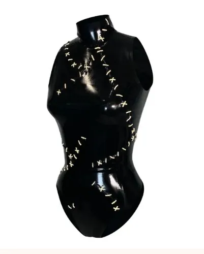 Latex Sleeveless Bodysuit