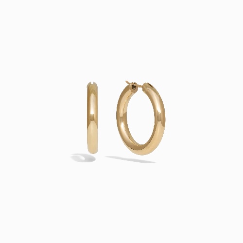 32MM Classic Hoops - 14K Yellow Gold Vermeil